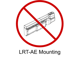 This orientation can cause the flex cable to migrate out of its cover, especially in stages over 500 mm travel.